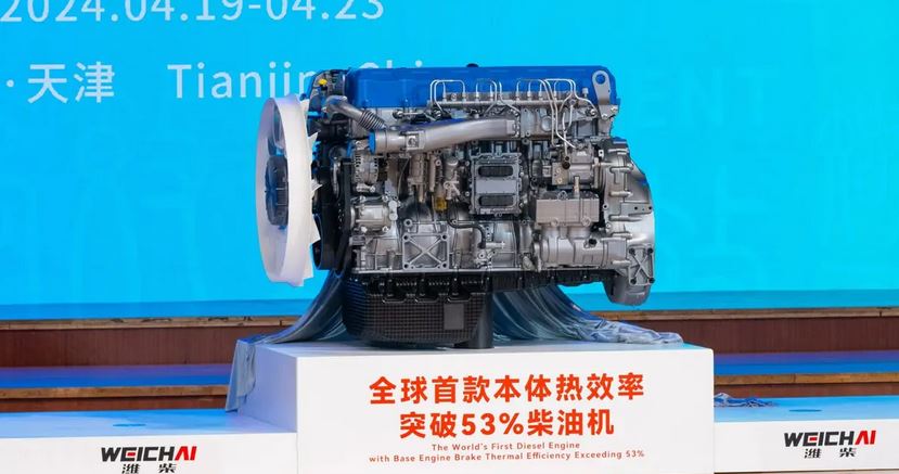 چین از اولین موتور دیزلی جهان با بازده حرارتی 53.09 درصد رونمایی کرد